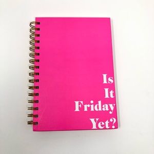 Hard Cover Spiral Journal  ‘Is It Friday Yet?